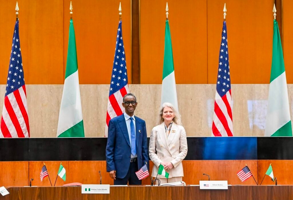 Nuhu Ribadu leads Nigerian delegation at US-Nigeria working group meeting in Washington DC.