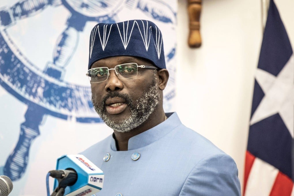Former Liberian President George Weah speaking at the 2026 Nigerian Bar Association Conference in Port Harcourt.