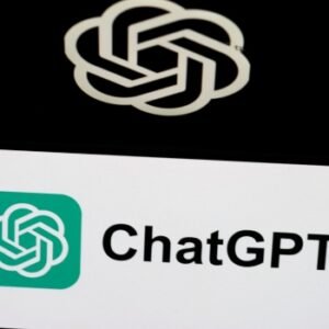 ChatGPT logo displayed on a smartphone as the AI chatbot faces tougher EU regulations.
