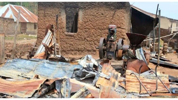 Security situation in a Plateau community after an attack in Mangu Local Government Area.