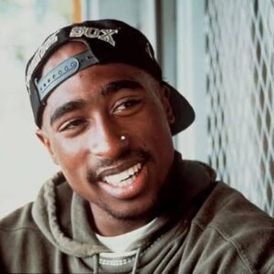 Tupac Shakur pictured in a file photo as his 1996 murder case finally goes to trial in Las Vegas.