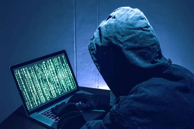 Cybersecurity warning representing a data breach affecting 8.7 million customers at three UK airports.