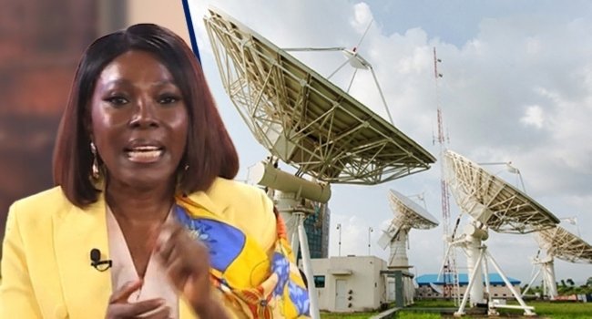 NIGCOMSAT CEO Jane Nkechi Egerton-Idehen speaking about new satellites NIGCOMSAT-2A and 2B