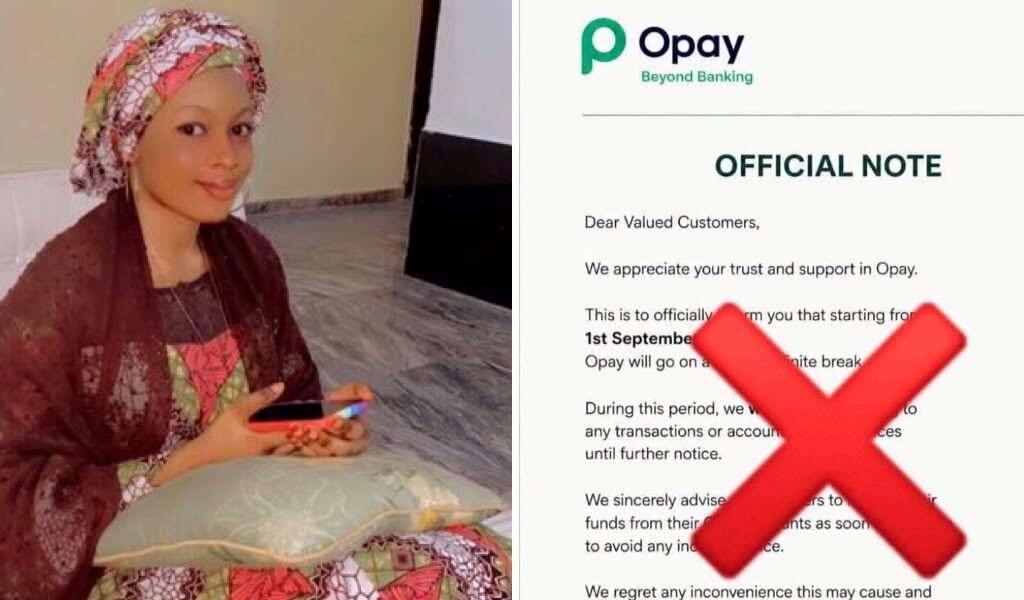 Police arrest Hafsat Abubakar over a fake OPay shutdown notice allegedly circulated on social media.