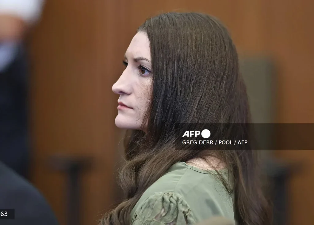 Lindsay Clancy during her murder trial at Plymouth County Superior Court in Massachusetts.