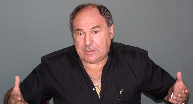 Former Ecuadorian President Abdala Bucaram during an interview in Panama.
