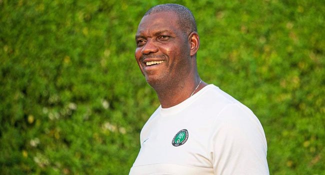 Augustine Eguavoen named interim Super Falcons coach ahead of Nigeria’s 2028 Olympic qualifiers.