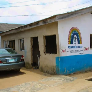 LASEPA officials seal a Celestial Church of Christ in Lagos over alleged noise pollution and environmental violations.