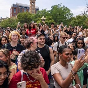 New York City Mayor Zohran Mamdani speaks as the city announces restrictions on (Artificial Intelligence) AI use by public school students.
