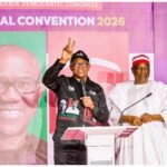 Peter Obi and Rabiu Kwankwaso, NDC presidential candidate and running mate, during 2027 election campaign preparations