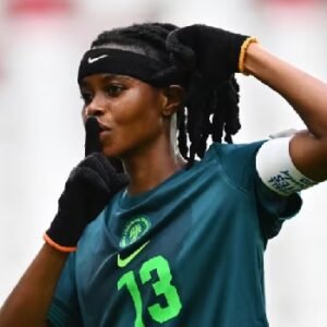 Nigeria’s Falconets celebrate during their 10-1 victory over New Caledonia at the 2026 FIFA U-20 Women’s World Cup in Poland.