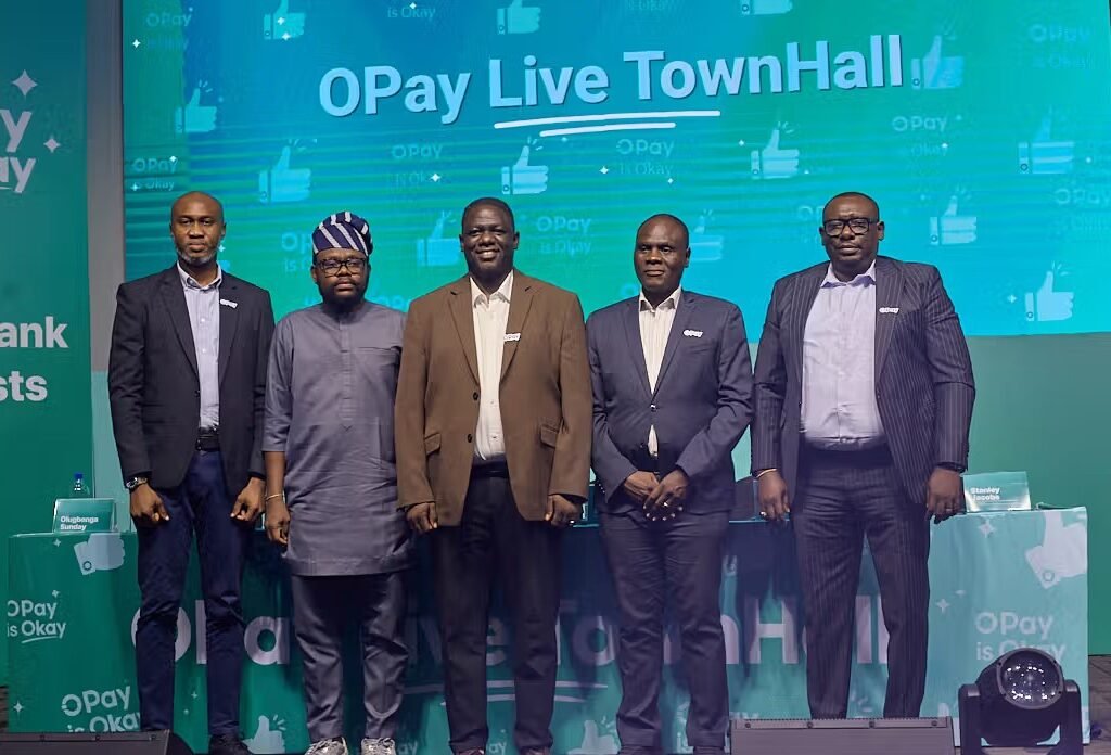 OPay executives at a Live Town Hall in Lagos addressing rumours about the company’s operations in Nigeria