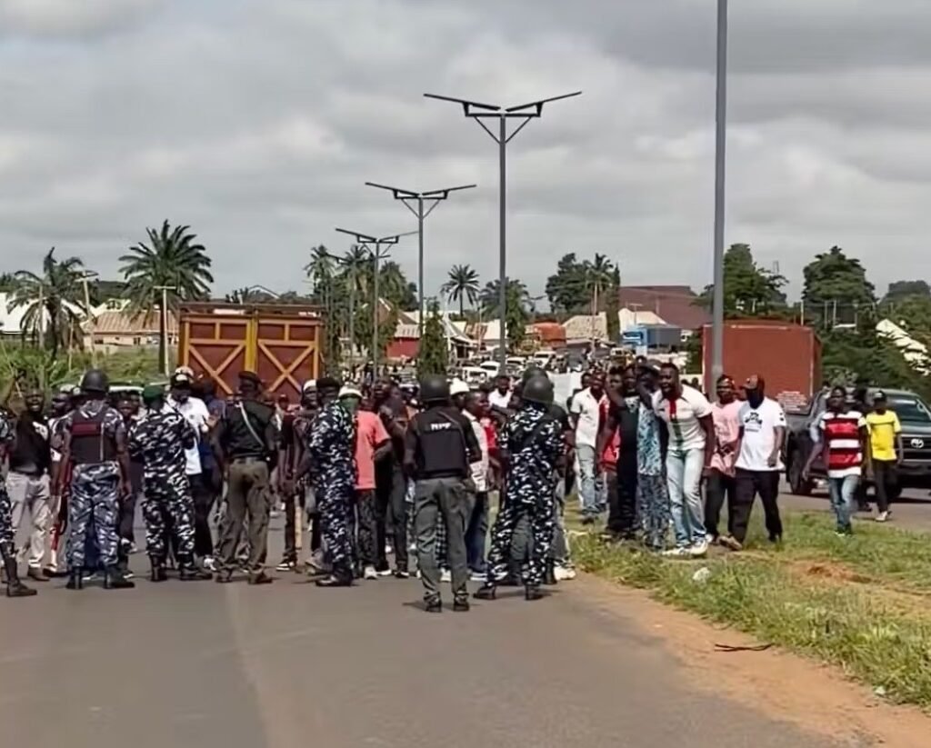 Police parade 46 suspects arrested over the reported attack and blockade of Peter Obi’s convoy in Benue State.