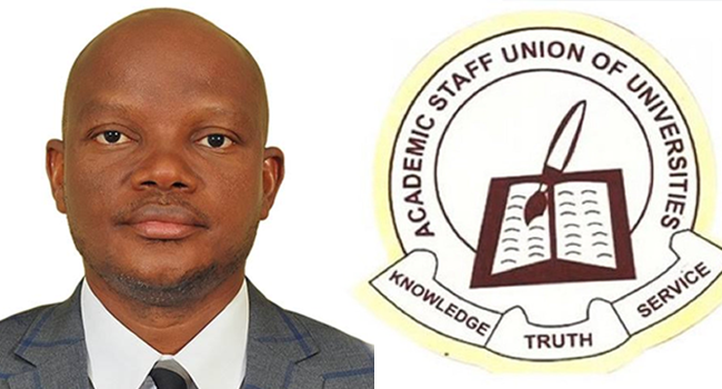 ASUU President Christopher Piwuna and Education Minister Tunji Alausa amid fresh nationwide strike warning