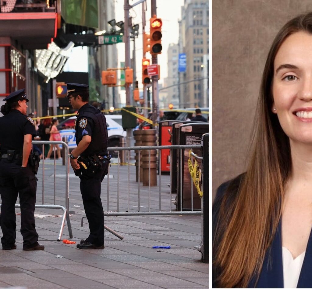 Erin Piacenti, Bank of America vice-president killed in Times Square stabbing.