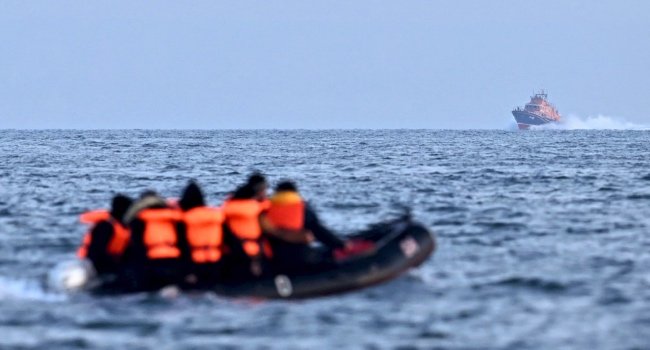 Migrants rescued at sea off the West African coast after attempting to reach Spain’s Canary Islands.