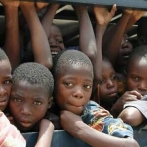 NAPTIP Director-General Binta Adamu Bello speaking about the rescue of over 180 children from suspected trafficking syndicates