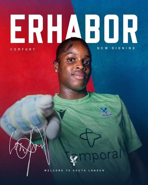 Comfort Erhabor signs for Crystal Palace Women after leaving Portsmouth.