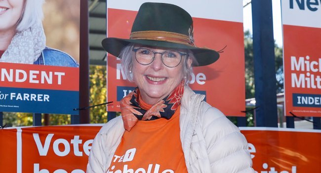 Helen Haines, Australian independent MP who lost both legs after an alleged targeted car attack in Wangaratta, Victoria.