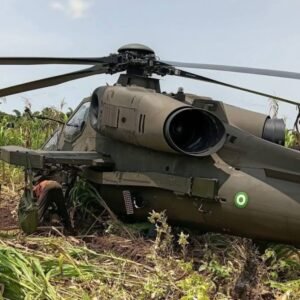 NAF helicopter makes precautionary landing on farmland in Benue after military operation.