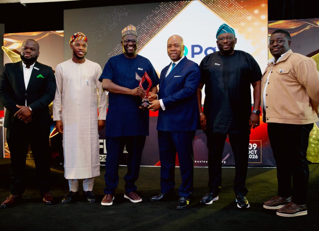 OPay executives attend the 2026 BusinessDay BAFI Awards in Lagos, where the company won Digital Bank of the Year and Financial Inclusion Leader of the Year.