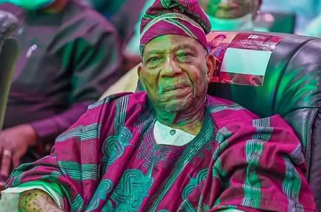 Pa Reuben Fasoranti, late national leader of the pan-Yoruba socio-political organisation Afenifere.