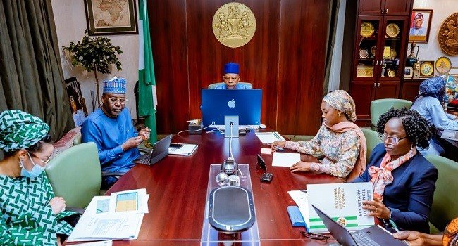 Vice President Kashim Shettima chairs the 161st National Economic Council meeting virtually on October 22, 2026.