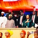 President Bola Tinubu and dignitaries at the MKO documentary premiere in Lagos.