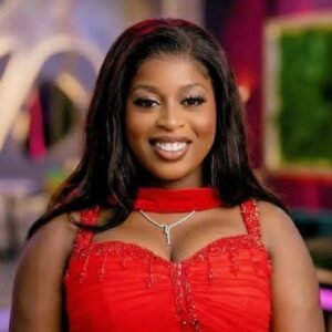 Temi Nkem celebrating after being crowned BBNaija Season 11 winner