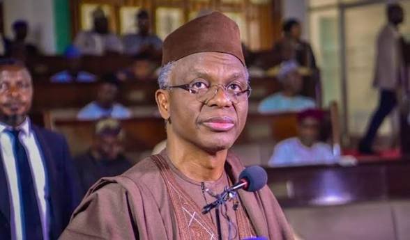Nasir El-Rufai arrives at the Kaduna State High Court on October 13, 2026, amid tight security for his ongoing trial.