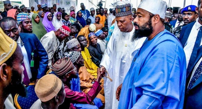 Shettima visits Niger families of 37 dead miners