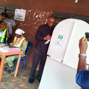 Anambra election: Peter Obi votes, laments vote buying