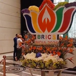 World leaders and officials arrive in New Delhi for the 18th BRICS Summit.