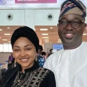 Nollywood actress, Mercy Aigbe visits Mecca with her husband 