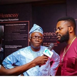Femi Falana and Falz speaking during announcement of a planned June 12 protest in Nigeria over insecurity and economic hardship.