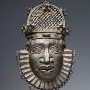 Officials from Nigeria and Switzerland display returned Benin Kingdom artefacts during a restitution ceremony at the National Museum in Lagos on June 29, 2026.