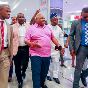BREAKING: Adeleke returns to Nigeria, dispels sick rumour