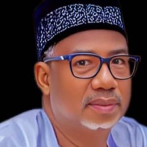 Governor Bala Mohammed speaking during a public event as he denies reports linking him to Goodluck Jonathan’s proposed 2027 presidential bid.