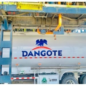 Dangote Petroleum Refinery facility as the company announces a N50 reduction in petrol ex-gantry price to N1,125 per litre.