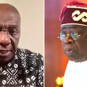 Former DSS deputy director Dennis Amachree speaking about Nigeria's security challenges while urging President Bola Tinubu to prioritise security reforms over political campaigns.