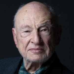 French philosopher and sociologist Edgar Morin during a public appearance in Paris, France.