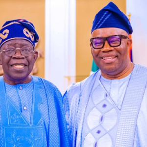 Akpabio in closed door meeting with Tinubu, dismisses crisis in Senate