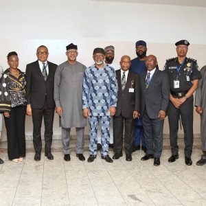 President Bola Tinubu inaugurates the state police implementation committee led by Chief of Staff Femi Gbajabiamila at the Presidential Villa in Abuja.