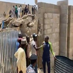 JUST IN: 11 workers trapped as building collapses in Kano