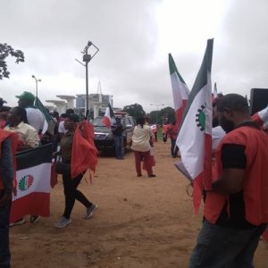 BREAKING: NLC protest, seals off Jos DisCo