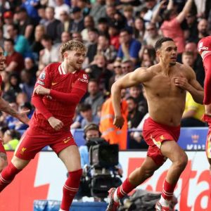 Liverpool on brink of title as Alexander-Arnold goal relegates Leicester, gong-news.com