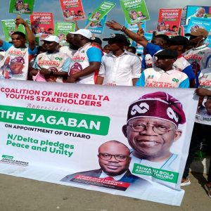Niger Delta youths march for Tinubu, Otuaro in Bayelsa