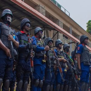 NSCDC personnel deployed across Abuja ahead of Nigeria’s October 1 Independence Day celebrations.