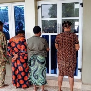 Police parade suspects arrested over alleged child trafficking as 17 rescued children are recovered in Oyo State.