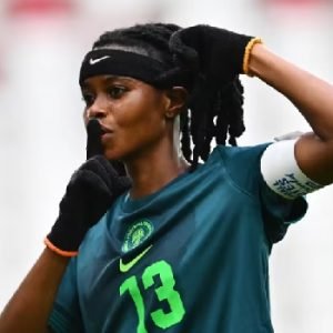 Nigeria’s Falconets celebrate during their 10-1 victory over New Caledonia at the 2026 FIFA U-20 Women’s World Cup in Poland.